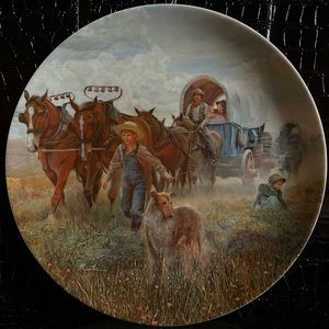 “Westward Ho!” The American Journey Series Collectors Plates Authenticated